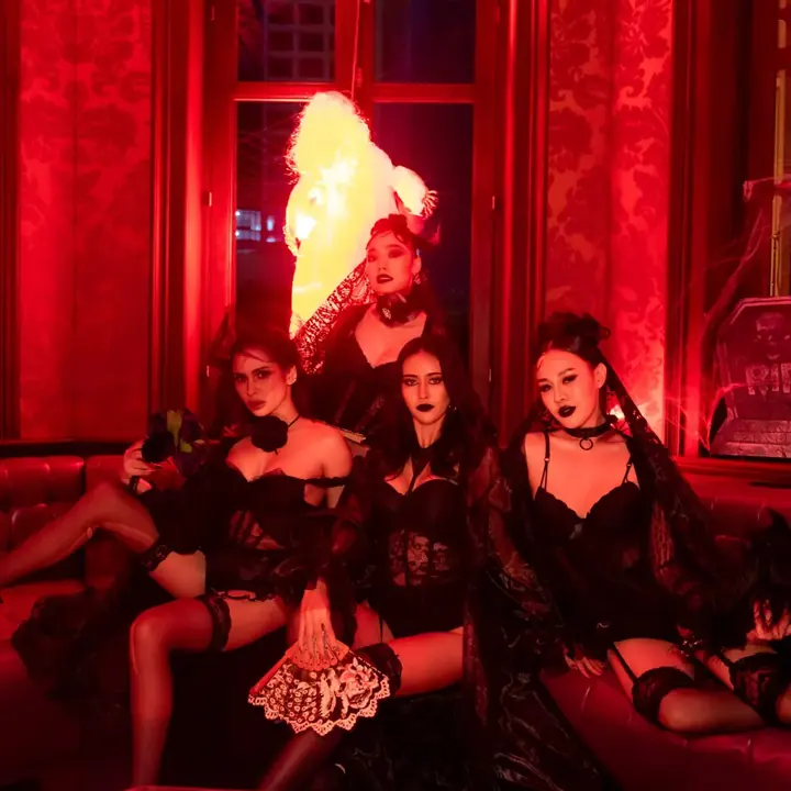 Vampire hostesses at The House of Horror Bangkok